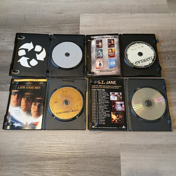 Army War DVD Lot Saving Private Ryan G.I. Jane A Few Good Men Stripes Jarhead - Picture 4 of 8